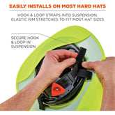 Ergodyne - Chill-Its Hard Hat, Brim lime | ER12640